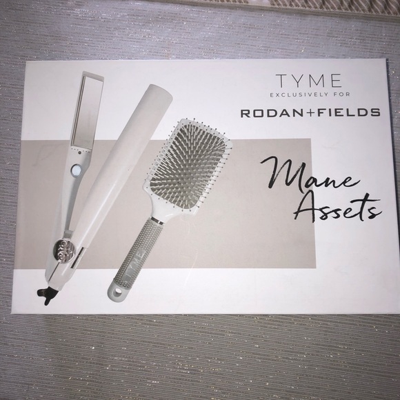 NIB Tyme straightener/ curling iron Tyme Iron Original 2-in-1 Hair Curler and Straightener Rose  main image 2
